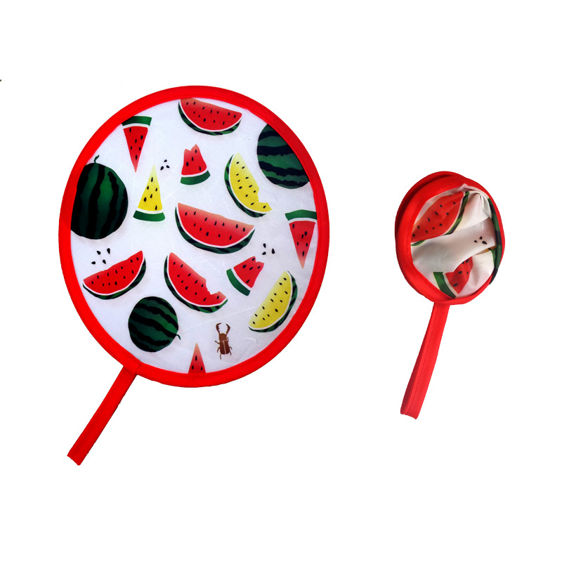 Folding nylon frisbee