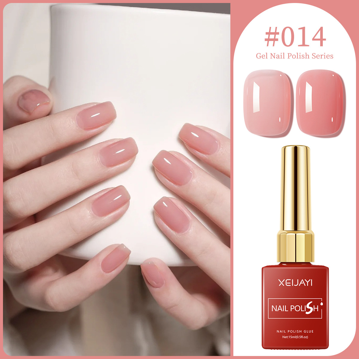 Macaron color pegamento de uñas 2025 nuevo estilo de moda Chellie rojo oliva verde pegamento de uñas