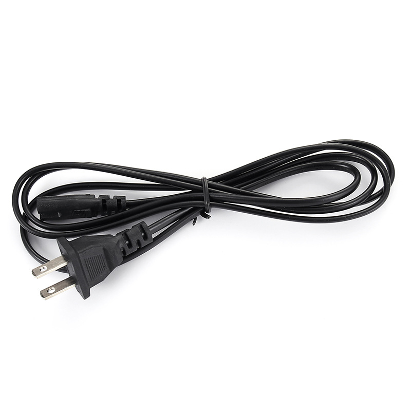 Cable de alimentación estándar estadounidense Cable de cola de 8 caracteres Estándar de EE. UU. Cable de alimentación de 8 caracteres Estándar de EE. UU. Cable de alimentación de dos enchufes