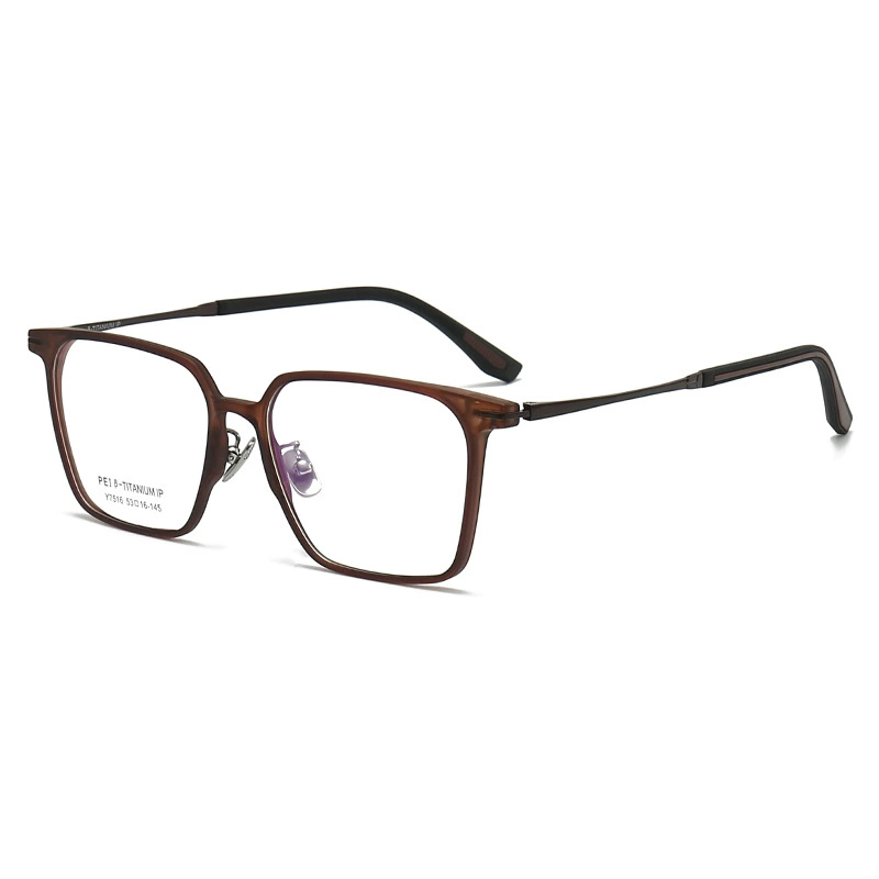 Модные повседневные очки с филиграни - Stranging Glasses Женские пациенты 7516 ультра-легкие семитские письмена мужские пластиково-стеклянный оправа