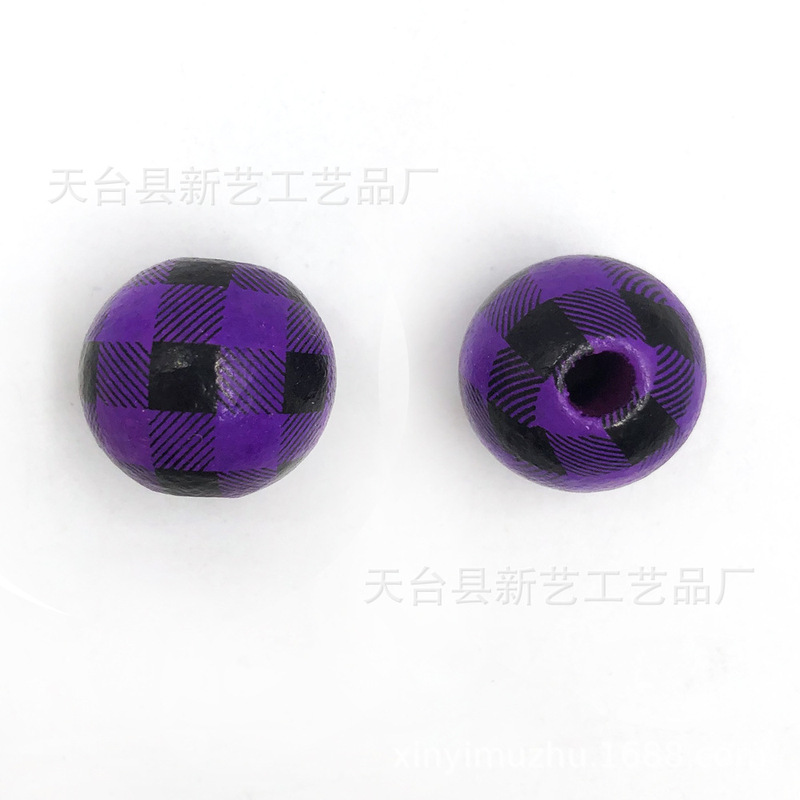 新商品16mm荷の木の丸い玉の原木の色の子供のdiyの雪の花の千鳥の格は飾りの木の玉のアクセサリーの部品を飾ります。|undefined