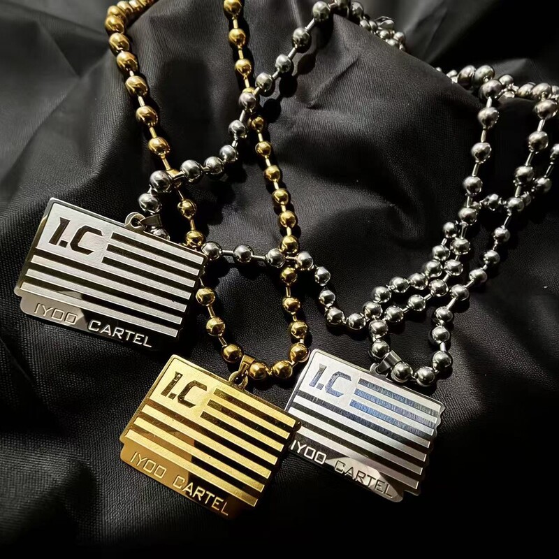 Hip-Hop Rap West Coast East Coast Small Bead Necklace Ins Premium Jewelry Hip-Hop Rap West Coast East Coast Small Bead Necklace Ins Premium Jewelry