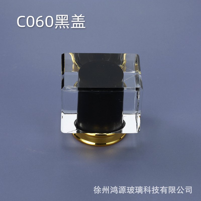 新商品の現物卸売りの化粧品の蓋の透明なプラスチックのアクリルの蓋のkゴムの15の口のめっきの香水の瓶の異形の蓋|undefined
