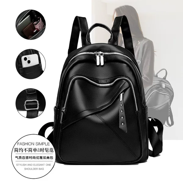 Trendy Korean Style Backpack Winter New High-Quality Casual Women's Bag Fashionable and Versatile Large-Capacity Travel Backpack