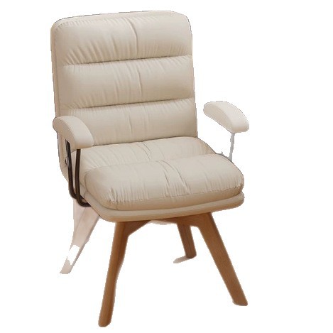 silla de computadora silla de escritorio giratorio de madera maciza silla de oficina confortable silla de maquillaje dormitorio silla de estudio