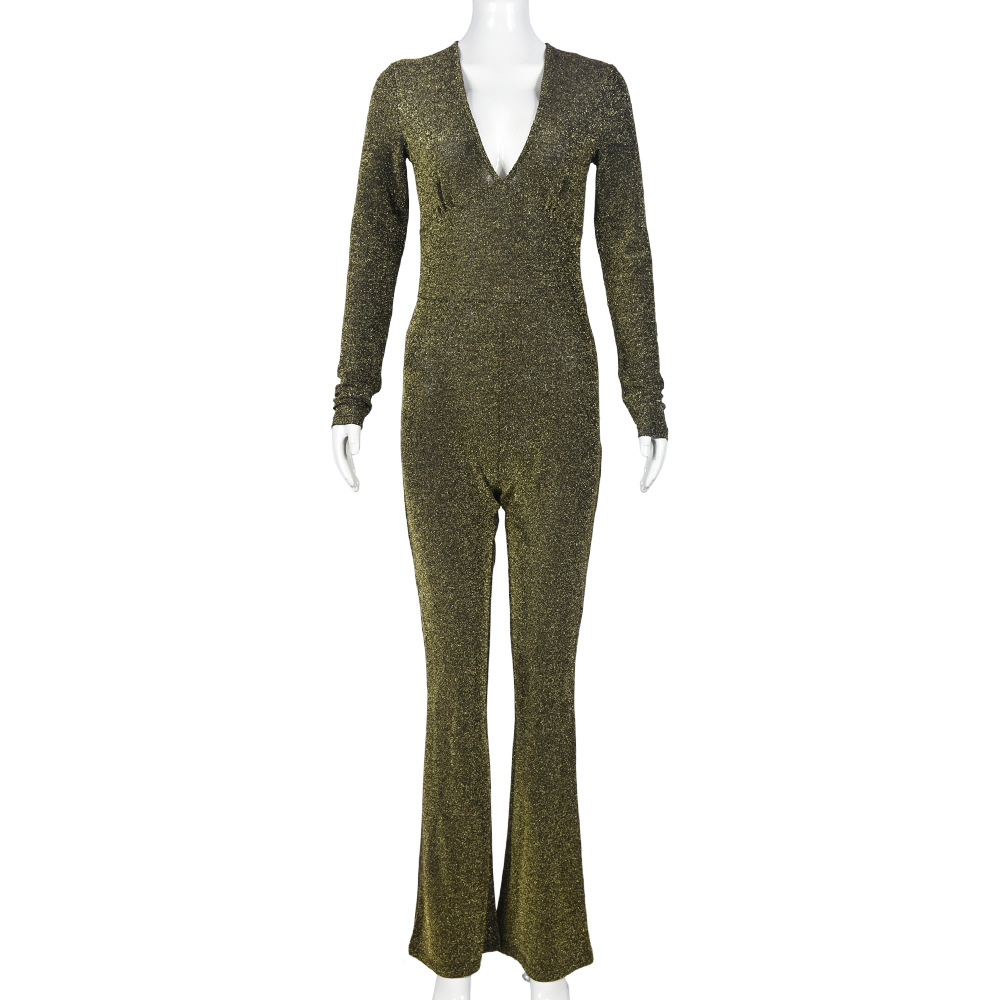 Wearable Women Clothing Nazada V neck Long Sleeve Sexy Cutout Stretch Jumpsuit Women 5 Wearable Women Clothing Nazada V neck Long Sleeve Sexy Cutout Stretch Jumpsuit Women