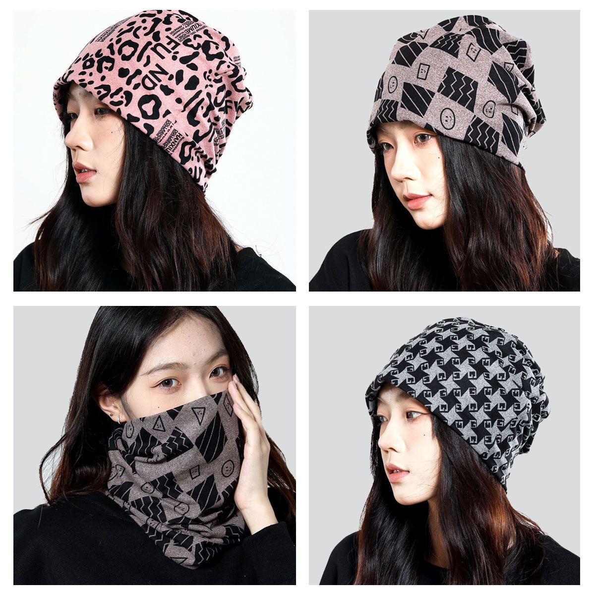 Máscara cálida a prueba de viento para ciclismo de otoño e invierno para hombres Funda multifuncional para cuello para exteriores con orejas colgantes Funda para cuello a prueba de frío Funda para cuello