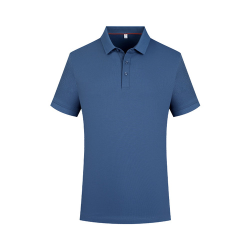 Custom Anti-Bacterial Polo Shirts Workwear T-Shirts Short Sleeve Solana Corporate Collar Solid Color Workwear Cultural Shirts with Logo