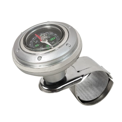 Steering wheel booster Power Ball Compass Steering - silver