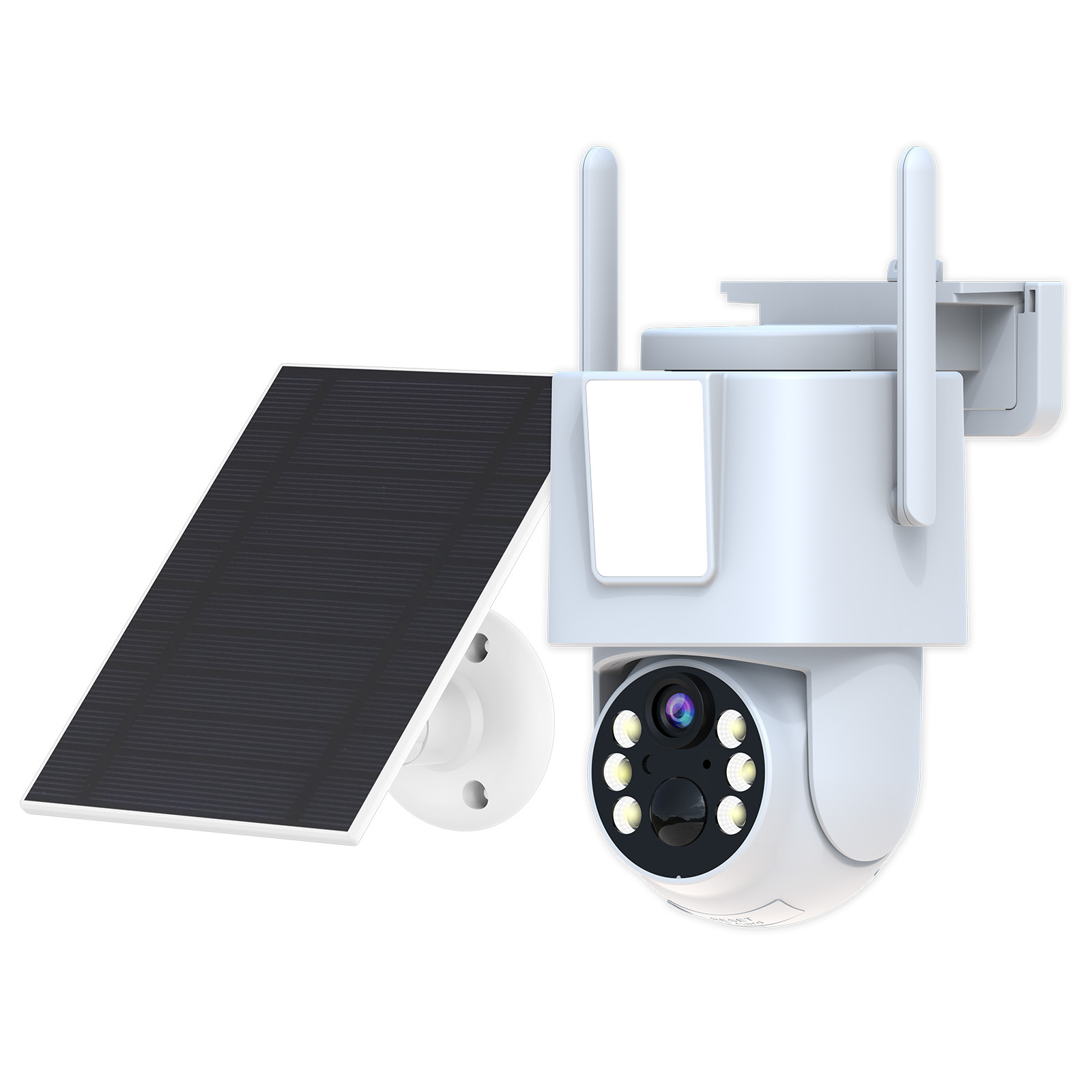 Fábrica de origen Cámara de reflector inteligente Luz blanca fuerte Comercio exterior Nuevo producto transfronterizo Monitor de luz solar para jardín