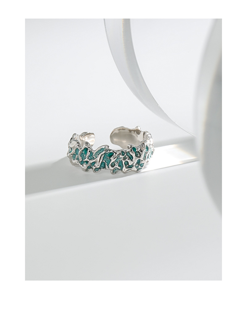 Original Design Geometric Sterling Silver Plating Open Ring 1 Piece