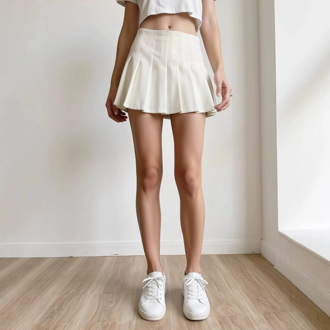 Трансграничная женская оптовая продажа в европейском и американском стиле модная плиссированная юбка ретро-колледжа стиль полуюбка