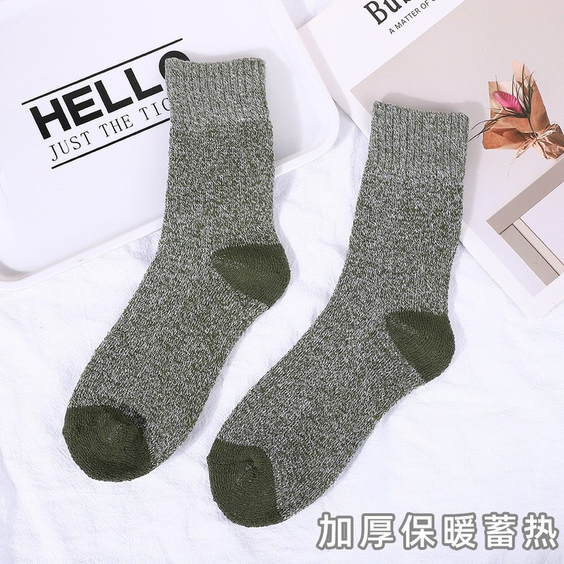 男女士袜子冬季加绒加厚蓄热保暖毛巾袜中筒毛圈袜地板袜户外登山|undefined