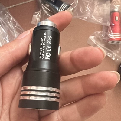Siqaret yandırıcısı Charging Dual Cigarette Lighter - clearance-sale-no-rivals-please-once-its-gone-its-gone-bullet-black