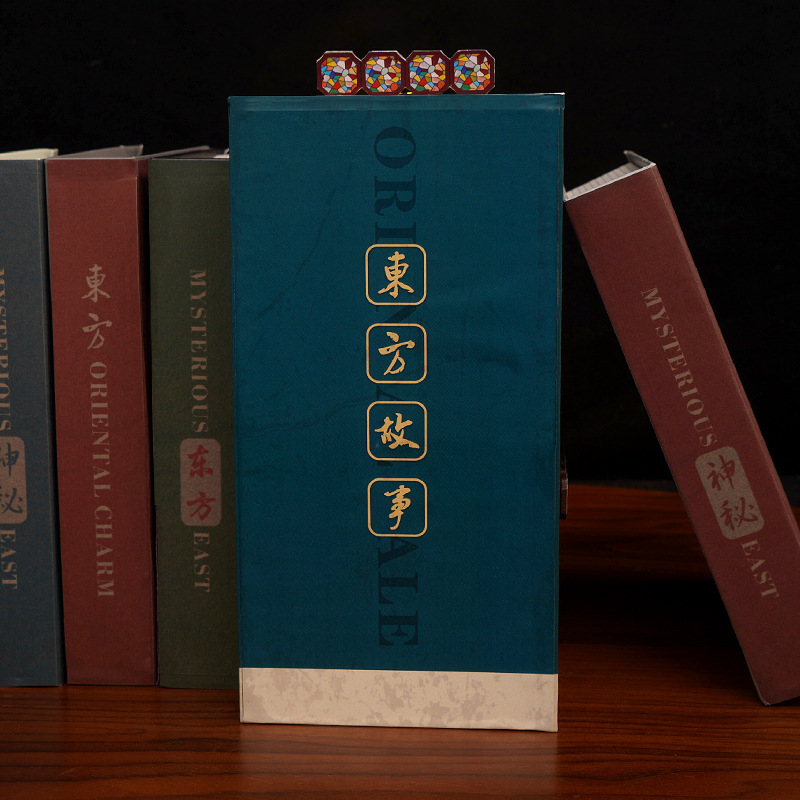 Tianyudi Cabina Book Stand TC37 Historias orientales Modelo de ensamblaje manual Qixia regalo de cumpleaños miniatura tridimensional