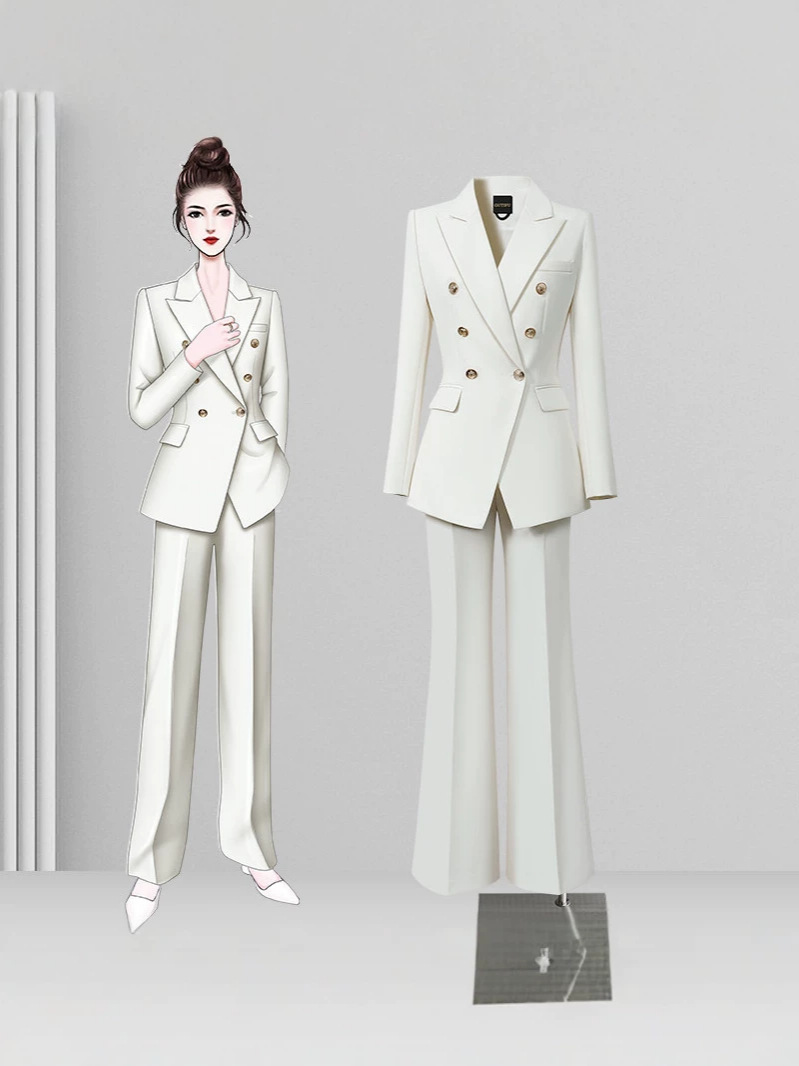 Casual Women's Blazer 2026 New Style OL Elegant Commuting Formal Wear High-end Host Professional Suit