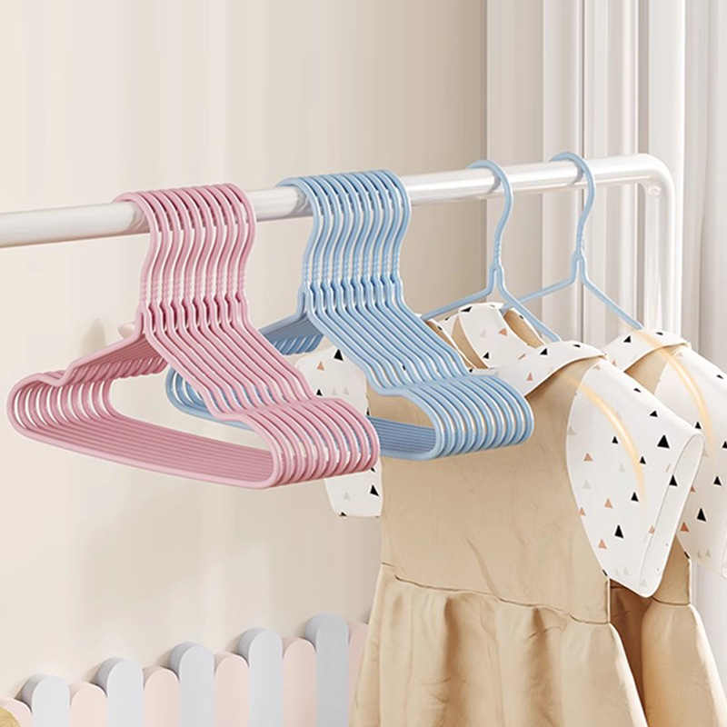 SOURCE Factory children's clothes hanger baby clothes hanger baby household clothes hanger anti-shoulder corner children's clothes hanger