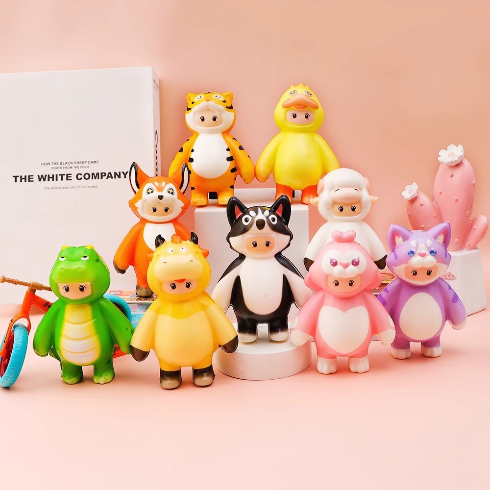 El niño demonio de Nezha, el mar genuino Q, jugar a descomprimir, pellizcar, pellizcar, película conmemorativa, adornos lindos alrededor de la manga.