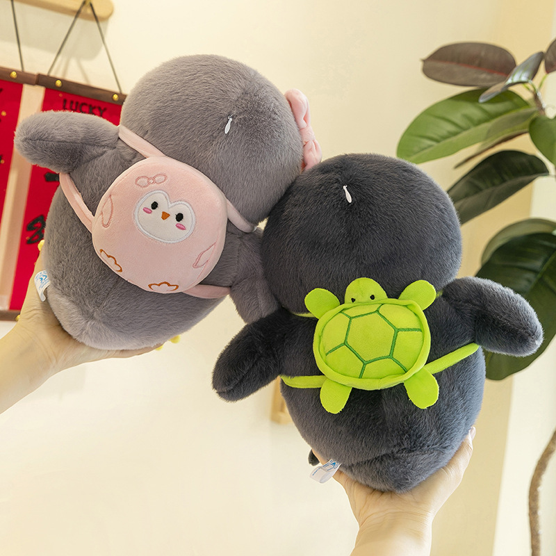 新しいかわいいバックパックペンギンカップル人形ぬいぐるみ人形クリエイティブ子供人形誕生日ギフト卸売|undefined