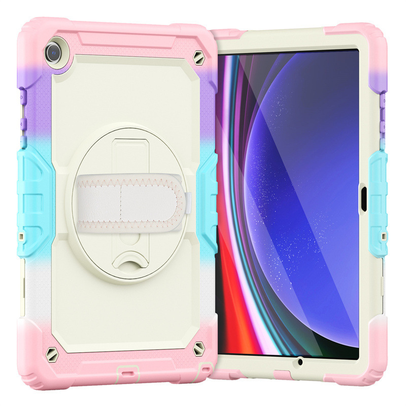 Suitable for Samsung A9+ Tablet Case Taba11 Protective Cover A8 Anti-Fall Silicone S6 Stand A7Lite Crossbody 8.7inch