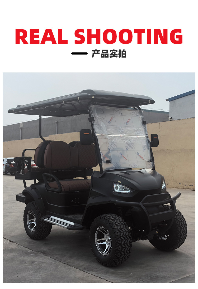 Foreign trade 4 8 electric four-wheel golf cart scenic spot tour shuttle patrol ferry electric sightseeing bus