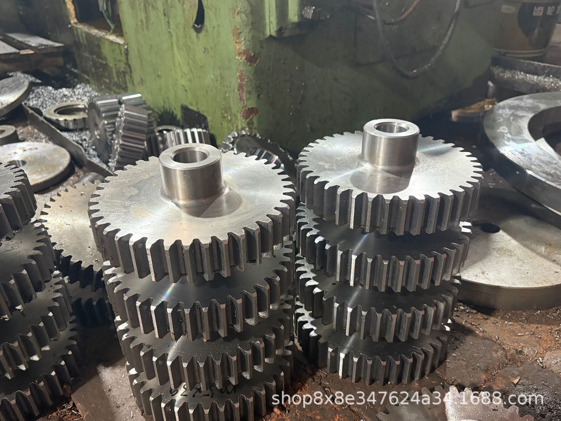 45 # Custom steel gears, high-frequency quenched and tempered mechanical parts customization, non-standard industrial transmission gear processing