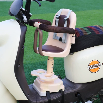 front motorcycle baby front | Electric car child seat