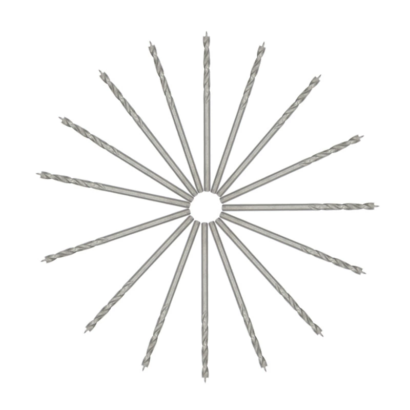 Высокоскоростная сталь Трехнаконечник для деревообработки Бусины Будды ручное ежегодное сверло для птичьей клетки сверло небольшого размера Сверло для позиционирования с тремя наконечниками