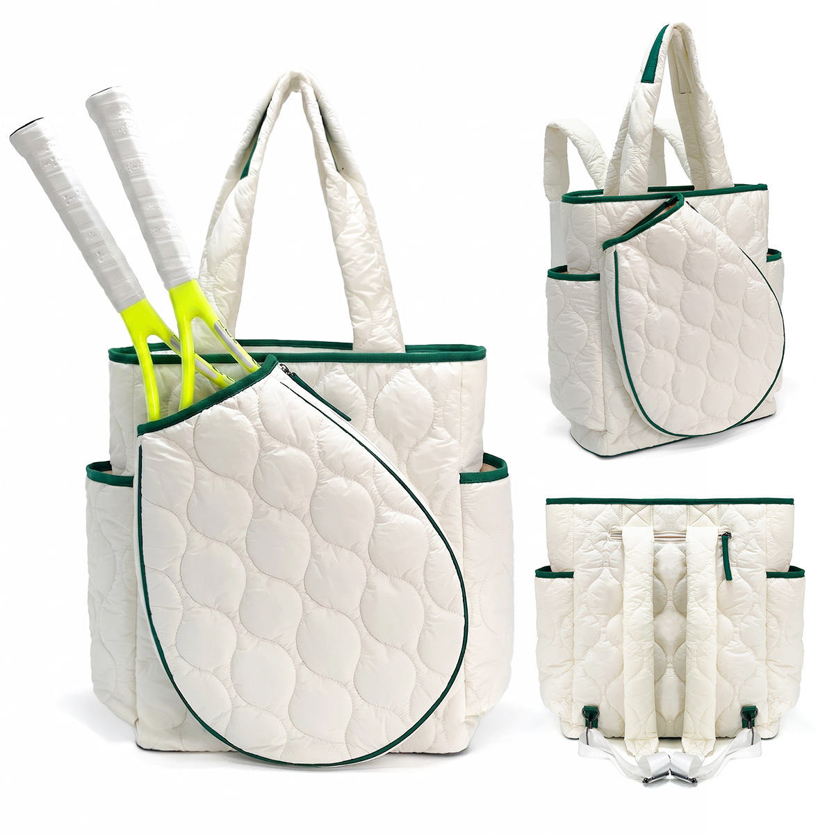 Spot bolso de mano de material impermeable multifuncional, bolso de mensajero, bolso de hombro, bolso de playa, bolso de tenis, bolso de pelota Peak image 96