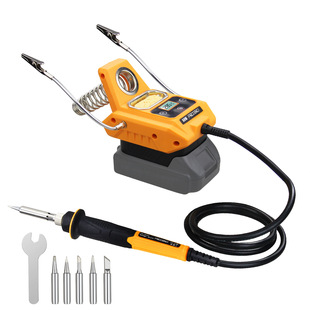 Convenient Rechargeable Soldering Iron Soldering Station Wireless Soldering Iron Soldering Tool with Auxiliary Welding Clip Repair Bracket