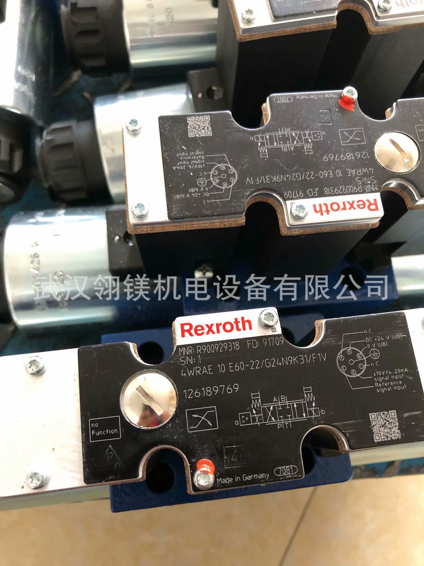 力士乐比例阀  R900926985	4WRA10EA30-22/G24N9K4/V现货充足