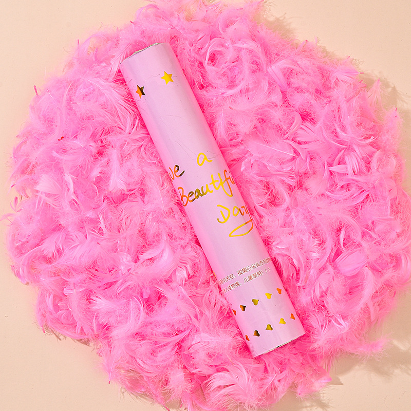 Plumas de regalo de casamiento de mano de regalo de cumpleaños de transmisión directa de regalo