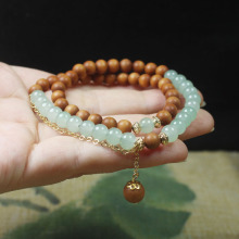 芭比檀香木DIY手串手链6mm 男女款文玩工艺品念珠饰品厂家批发