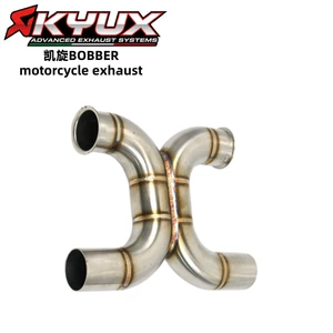Thorm Triumph BOBBER Retro 51mm səs dalğalı qaz borusu orta hissə bağlantısı üçün