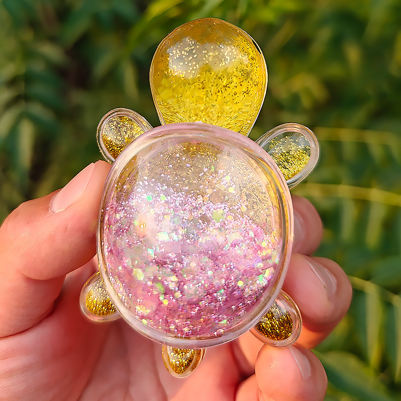 더블 레이어 유사 거북이-핑크 퍼플