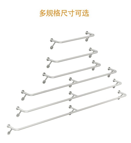 Display props for clothing store racks, children's clothing display racks, women's clothing store shelf racks, wall-mounted stainless steel hangers, creative