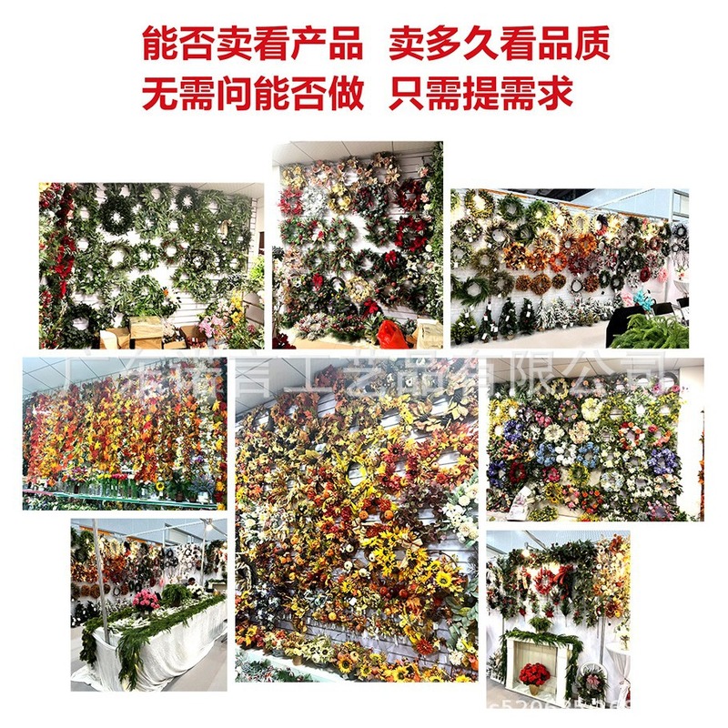 【スポット】アマゾンクロスボーダー感謝祭豊作祭秋収穫クリスマスカエデカボチャ花輪秋色ペンダント|undefined