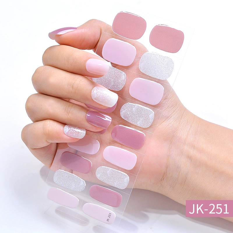 Набор для ногтей XT Gel с наклейками, искусственные ногти и лак для ногтей