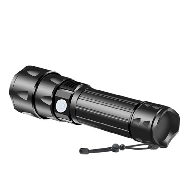 Transfronterizo nuevo XHP50 linterna de luz fuerte USB recargable zoom telescópico bajo recordatorio eléctrico linterna de iluminación al aire libre