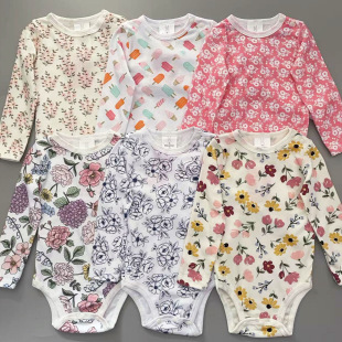 Bebe Sunrise��ͨ�L�����ǹ�������ͯ�bCartoon baby romper long