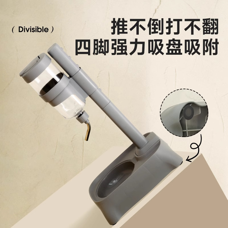 Bebedor de agua para perros no húmedos, alimentador automático para mascotas, cuenco de alimentación colgante, kettle de bolas para gatos