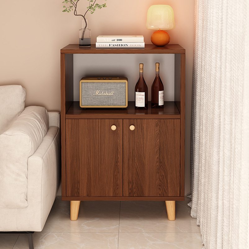 Tea Cabinet, Living Room Sofa Side Cabinet, Household Wall Storage Cabinet, Small Sideboard, Corner Sundry Storage Low Cabinet