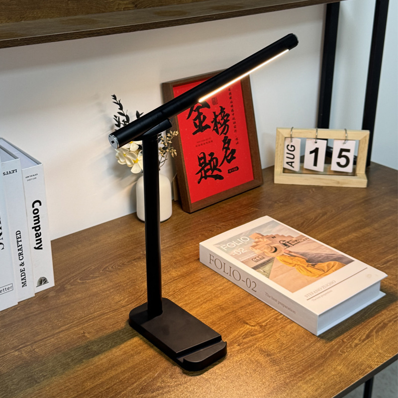 2025 新しい磁気取り外し可能な携帯電話ワイヤレス充電学生寮特別な読書と学習目の保護テーブルランプ|undefined