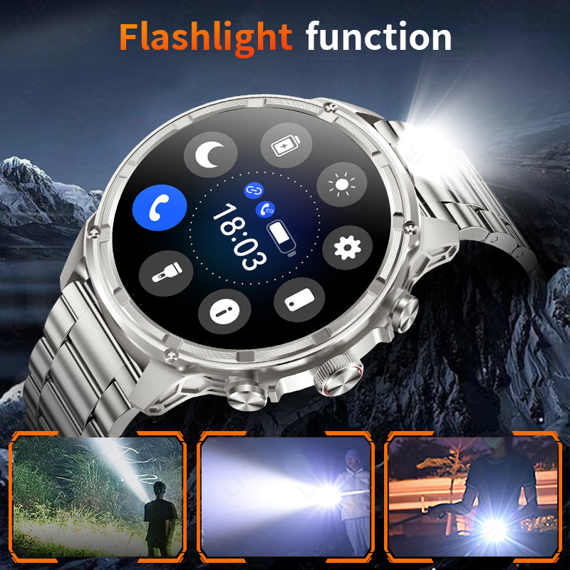 Nuevo reloj inteligente V99 frecuencia cardíaca Bluetooth información de llamada lanterna empujada pulsera de reloj deportivo al aire libre