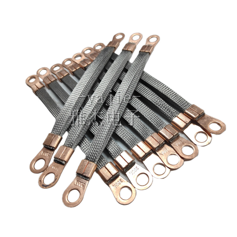 不锈钢导线 法兰静电跨接线 耐腐蚀耐高温接地连接线 304导电带