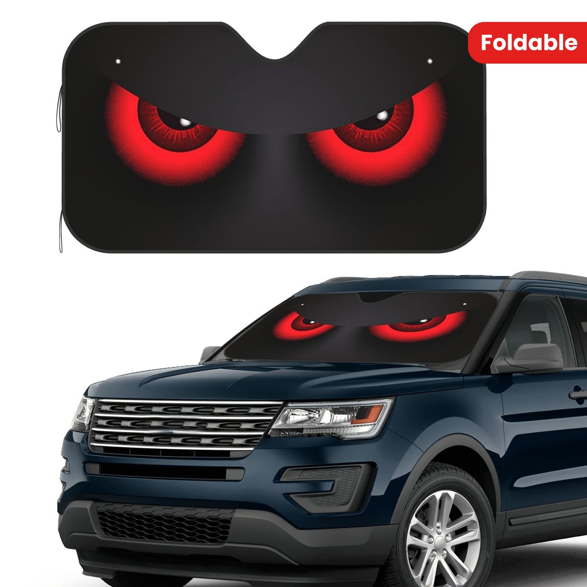 Cross-Border Hot-Selling Front Windshield Heat-Insulating Sunshade Car Universal Aluminum Foil Sunshade Easy to Install and Store