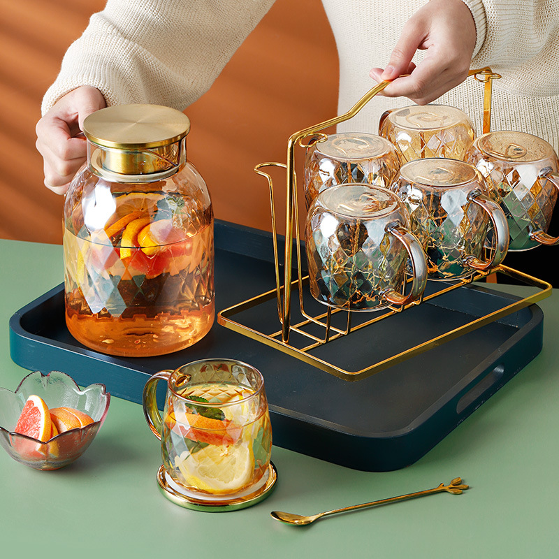 Glass explosion-proof capacious tea for home use for living room