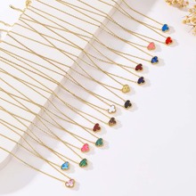 跨境专供不锈钢项链女小红书爆款蝴蝶结款小红书同款百搭