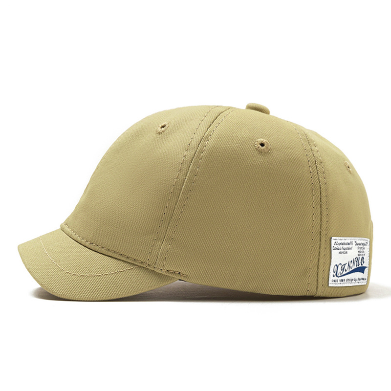Kurze Krempe Baumwolle Baseball mütze Männer Frauen Papa Hut verstellbare Trucker-Stil Low Profile Vintage Street Caps – Detail 4