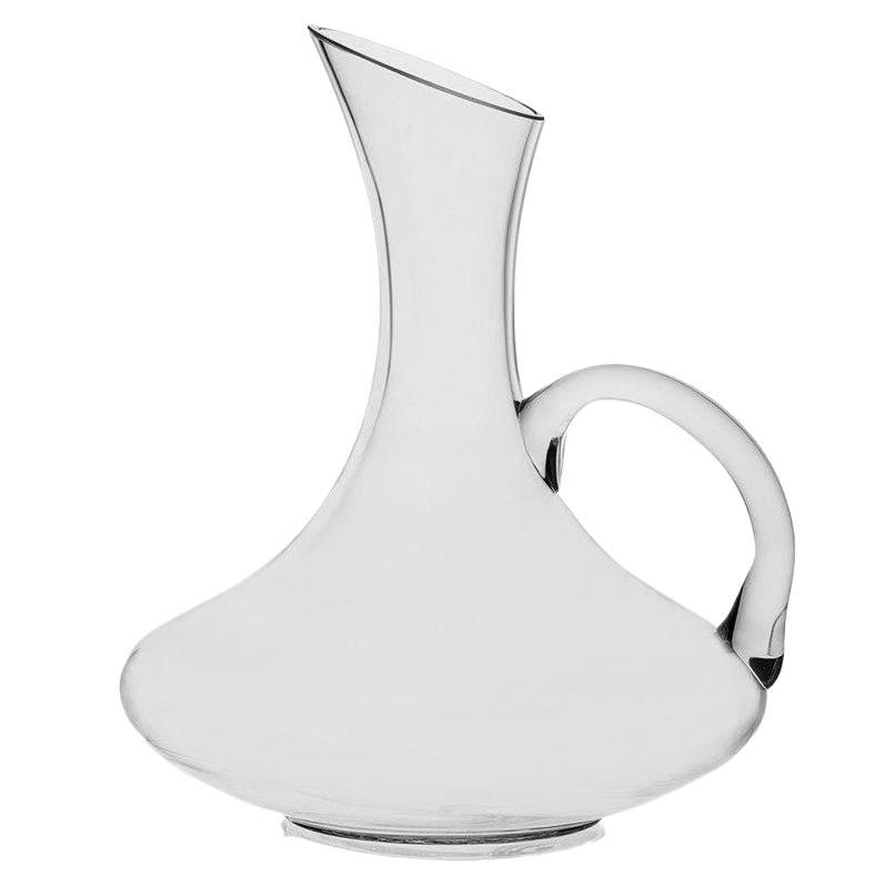 Decantador de vidrio de cristal con correa decantador de vino sin plomo decantador de vino tinto jarra de vino tinto botella de vino tinto burbuja de visión europea para el hogar